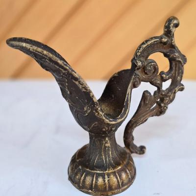 LOT 80F: Vintage Brass Peacock/Assorted Metal Home Decor