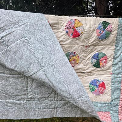 LOT 81L: Two Gorgeous Vintage/Handmade Quilts