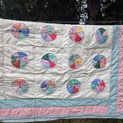 LOT 81L: Two Gorgeous Vintage/Handmade Quilts