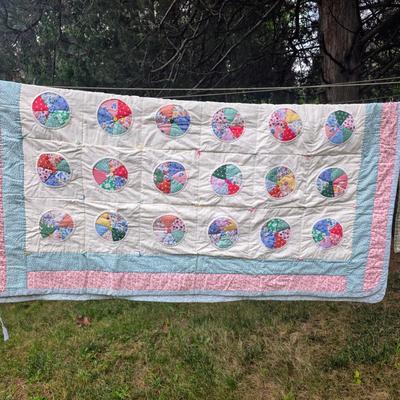 LOT 81L: Two Gorgeous Vintage/Handmade Quilts