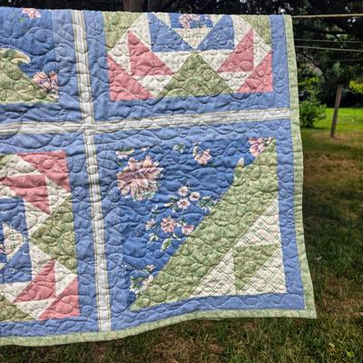 LOT 81L: Two Gorgeous Vintage/Handmade Quilts