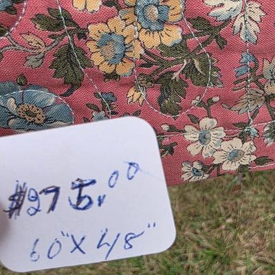 LOT 83L: Two Beautiful Vintage Patchwork/Star Pattern Quilts