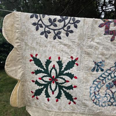 LOT 84L: Two Lovely Vintage Quilts