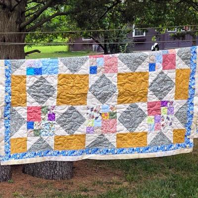 LOT 84L: Two Lovely Vintage Quilts