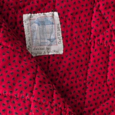 LOT 85L: Two Vibrant Vintage Quilts