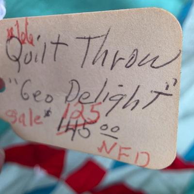 LOT 87L: Three Cozy Handmade/Vintage Quilts
