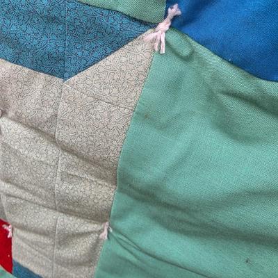 LOT 87L: Three Cozy Handmade/Vintage Quilts