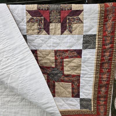 LOT 88L: Three Handmade Vintage Quilts