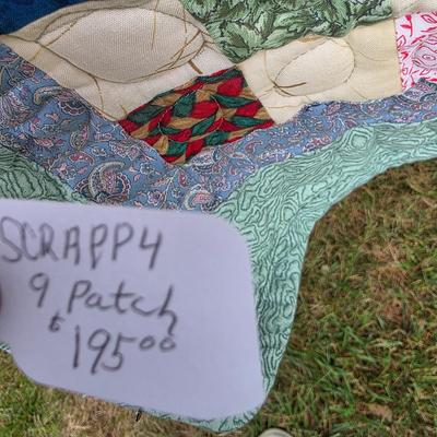 LOT 88L: Three Handmade Vintage Quilts