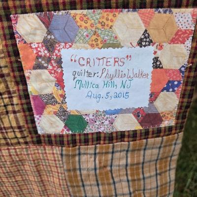 LOT 90L: Vintage Beautifully Handmade Quilts