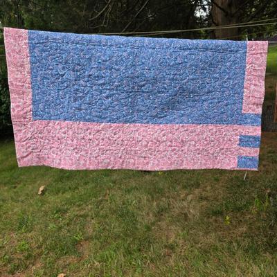 LOT 90L: Vintage Beautifully Handmade Quilts