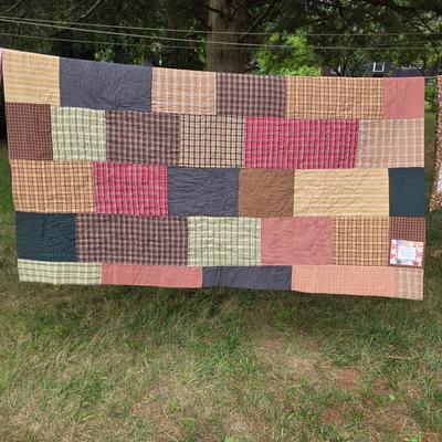 LOT 90L: Vintage Beautifully Handmade Quilts
