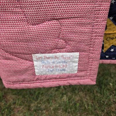 LOT 91L: Handmade Vintage Quilts