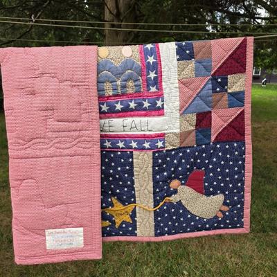 LOT 91L: Handmade Vintage Quilts