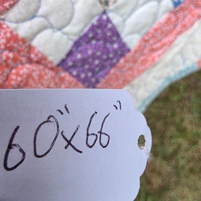 LOT 91L: Handmade Vintage Quilts