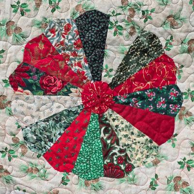 LOT 96L: Two Handmade Vintage Quilts