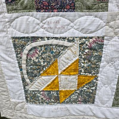 LOT 96L: Two Handmade Vintage Quilts