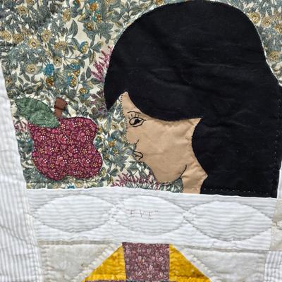 LOT 96L: Two Handmade Vintage Quilts