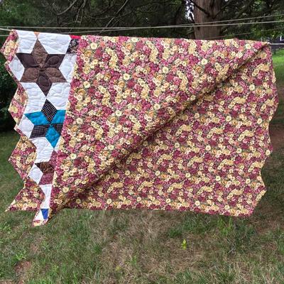 LOT 97L: Cozy Vintage Handmade Quilts