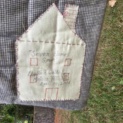 LOT 97L: Cozy Vintage Handmade Quilts