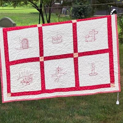 LOT 98S: Three Lovely Handmade Vintage Quilts