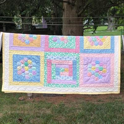 LOT 99S: Vintage Handmade Quilts & Table Runner