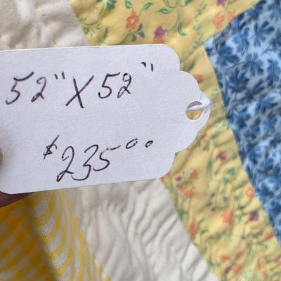LOT 99S: Vintage Handmade Quilts & Table Runner