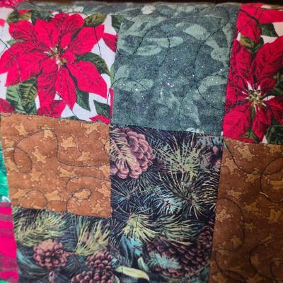 LOT 101S: Crate W/Gingerbread Door Stop, Ornaments, Table Mats, Stocking & More
