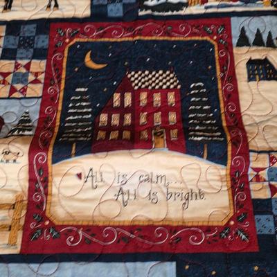 LOT 102S: Let It Snow! Adorable Wood Snowman Card Holder/Pole, Holiday Quilt Trivets, Magnets/Ornaments & More