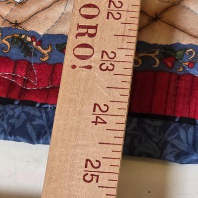 LOT 103S: Darling Finished Angel & One Ready To Finish Your Way, Along W/Smaller Angels, Stocking, Trivets & Decorative Box In A...