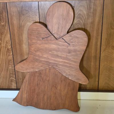 LOT 103S: Darling Finished Angel & One Ready To Finish Your Way, Along W/Smaller Angels, Stocking, Trivets & Decorative Box In A...