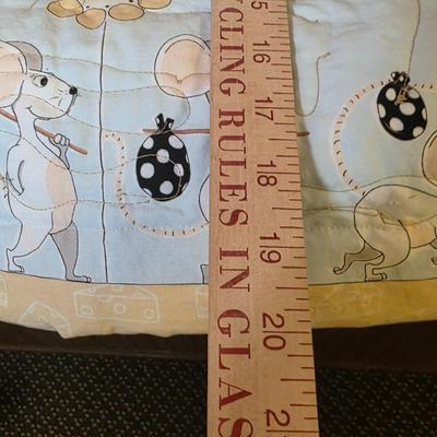 LOT 107S: Oh Baby! Sweet Handmade Quilts, 2 Quilted Photo Albums & A Pillow Matching W/Quilt