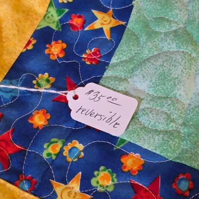 LOT 107S: Oh Baby! Sweet Handmade Quilts, 2 Quilted Photo Albums & A Pillow Matching W/Quilt
