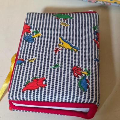 LOT 107S: Oh Baby! Sweet Handmade Quilts, 2 Quilted Photo Albums & A Pillow Matching W/Quilt