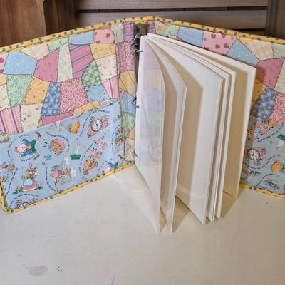 LOT 107S: Oh Baby! Sweet Handmade Quilts, 2 Quilted Photo Albums & A Pillow Matching W/Quilt