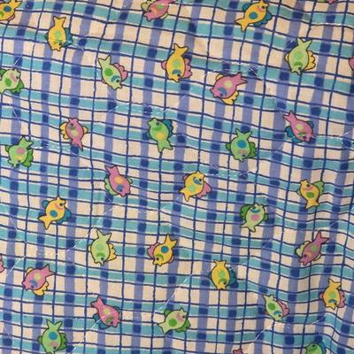 LOT 107S: Oh Baby! Sweet Handmade Quilts, 2 Quilted Photo Albums & A Pillow Matching W/Quilt