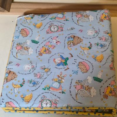 LOT 107S: Oh Baby! Sweet Handmade Quilts, 2 Quilted Photo Albums & A Pillow Matching W/Quilt