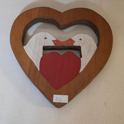 LOT 109S: Vintage Hand Made Wooden/Country Home Decor