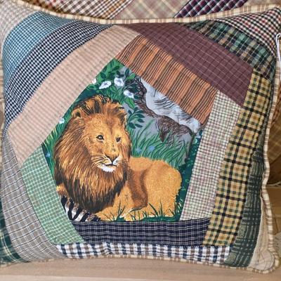 LOT 110S: Beautiful Pillows, Includes 2 Norman Rockwell Pillows, Wildlife & More