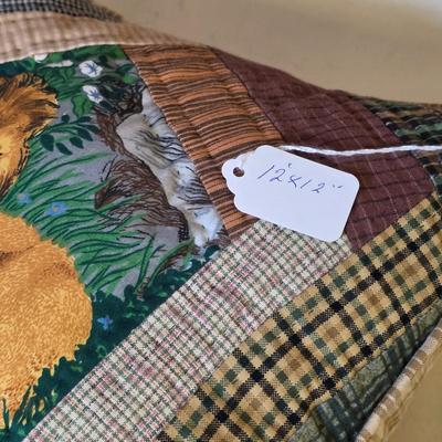 LOT 110S: Beautiful Pillows, Includes 2 Norman Rockwell Pillows, Wildlife & More