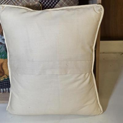 LOT 110S: Beautiful Pillows, Includes 2 Norman Rockwell Pillows, Wildlife & More