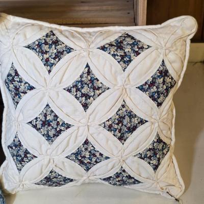 LOT 112S: Five Lovely Handmade Pillow W/Crate