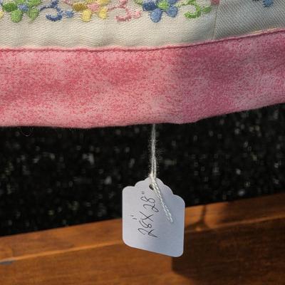 LOT 114S: Beautiful Hand Made Quilts/Wall Hanging, Afghan W/Quilt Rack & A Pouch Of Wooden Ducks