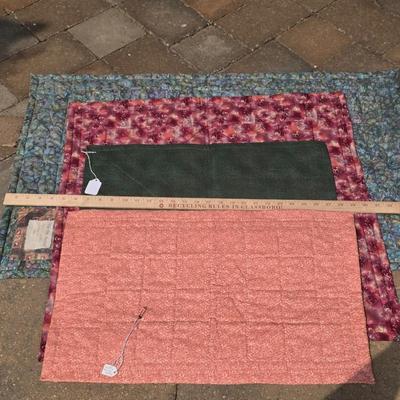 LOT 116S: Vintage Hand Made Quilts W/Adorable Stuffed Corn & Quilt Ladder