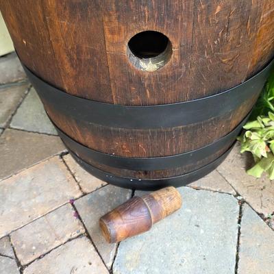 LOT 128S: Antique/Vintage Open Wood Barrel, Milking Stool, Leather/Wooden Draft Horse/Mule Yoke & Harness Pieces