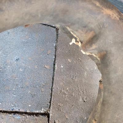 LOT 128S: Antique/Vintage Open Wood Barrel, Milking Stool, Leather/Wooden Draft Horse/Mule Yoke & Harness Pieces