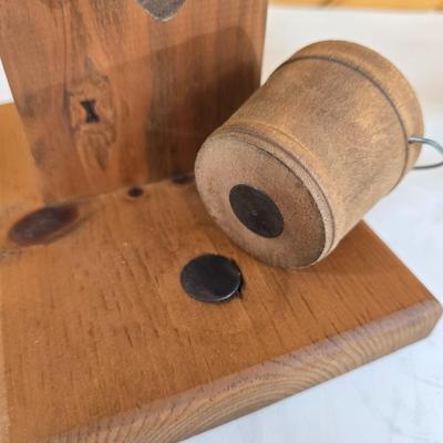LOT 148F: Small Coffee Grinder and Handmade Dispenser