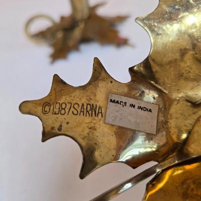 LOT 151F: Holiday Music Boxes, Candlesticks, and Stocking Hangers