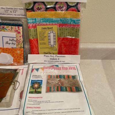 Crafting kits, including game board and placement