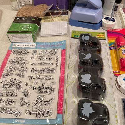 Large lot of stamping items